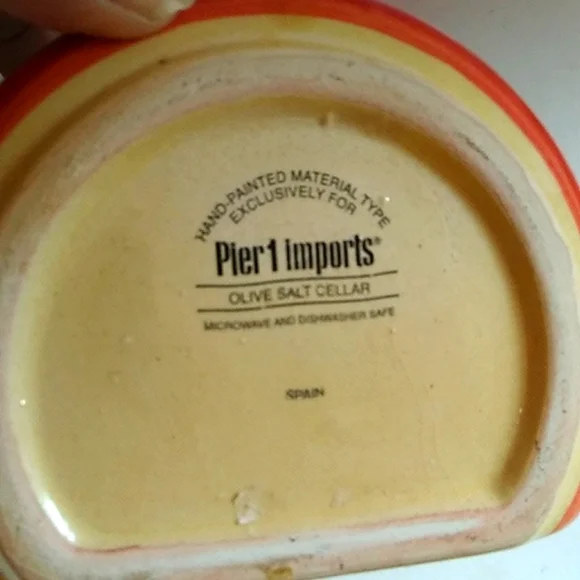 Pier 1 Imports Olive Salt Cellar - Picture 7 of 8
